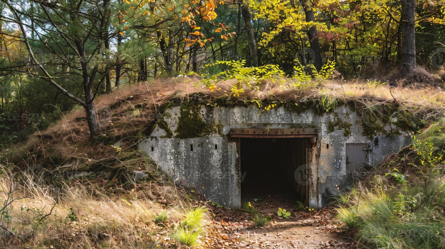 Versteckter Bunker